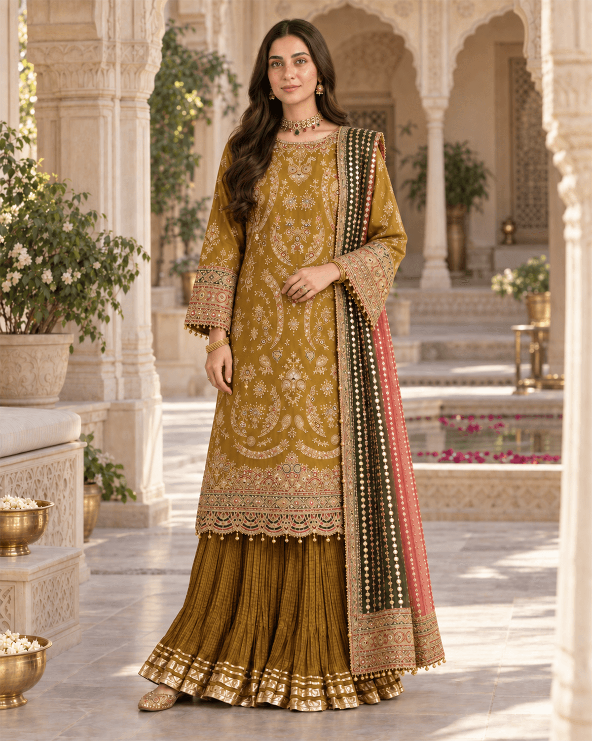 Jazmin Wedding Formal Embroidered Chiffon WF25-08 - TC-1461 featured image